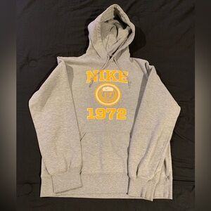 Gray Nike large hoodie